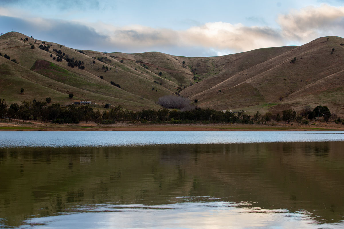 The mountains in Bonnie Doon