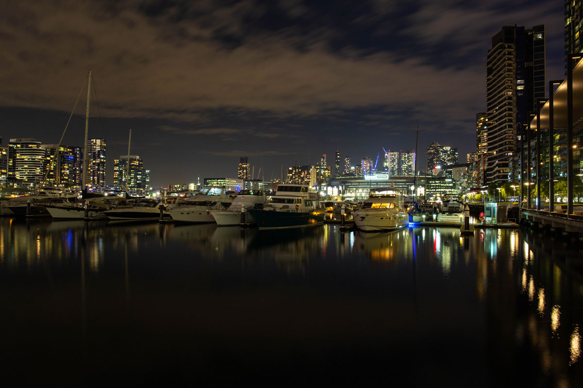 Stunning view of Docklands