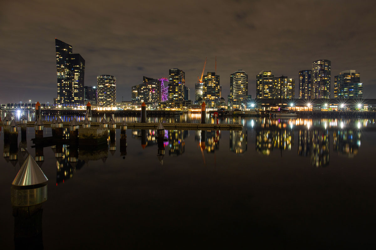 An amazing view of Docklands